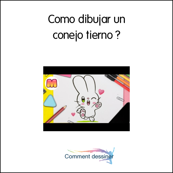 Como dibujar un conejo tierno